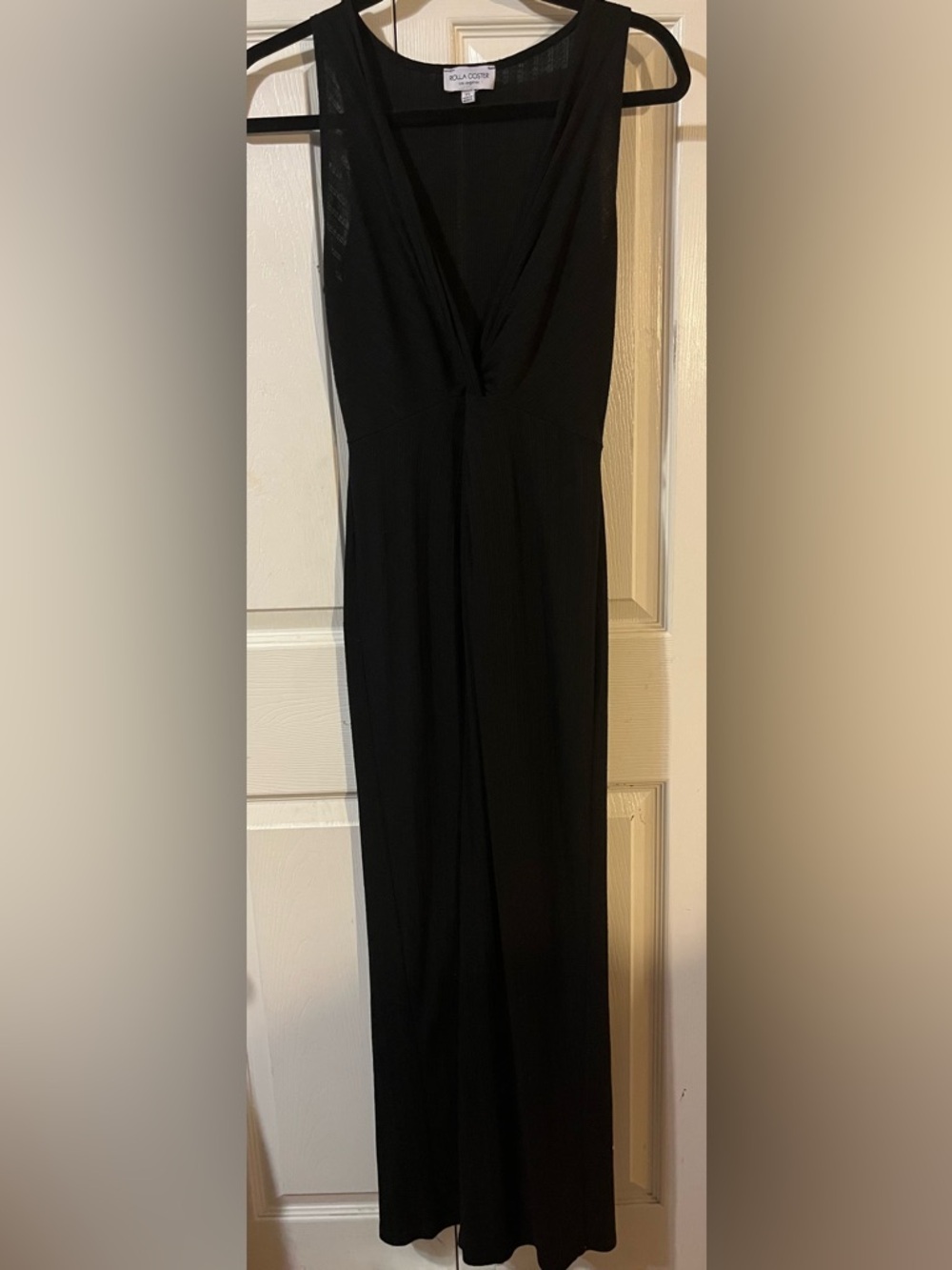 Rolla Coster Los Angeles Women’s Deep V Neck Wide Leg Sleeveless Jumpsuit (XS)